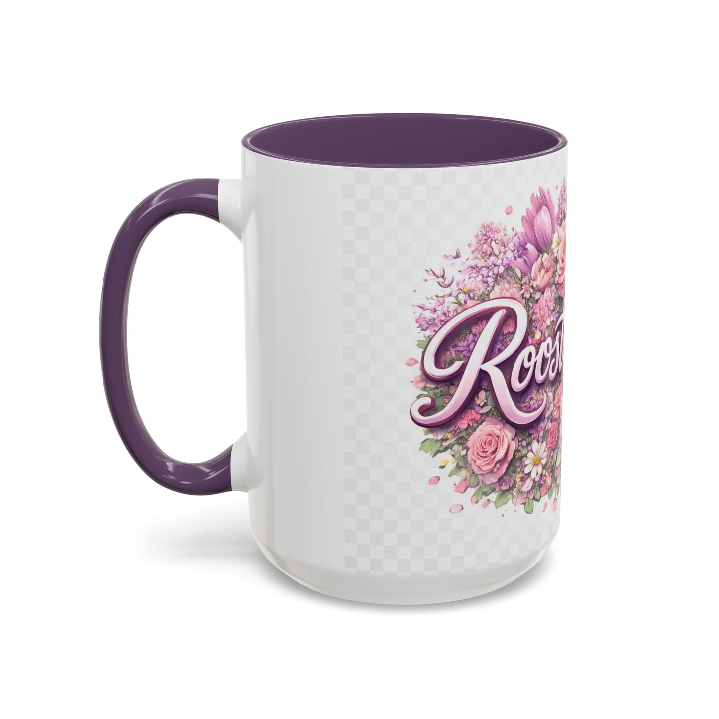 Rooster Squad Floral Accent Coffee Mug — Pink Rose Garden 11/15oz