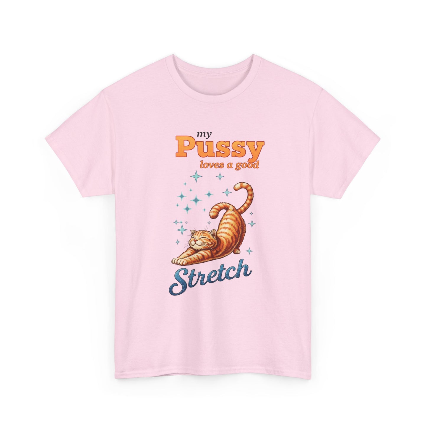 Funny Women's T‑Shirt — "My Pussy Needs a Good Stretch" Naughty Playful Tee