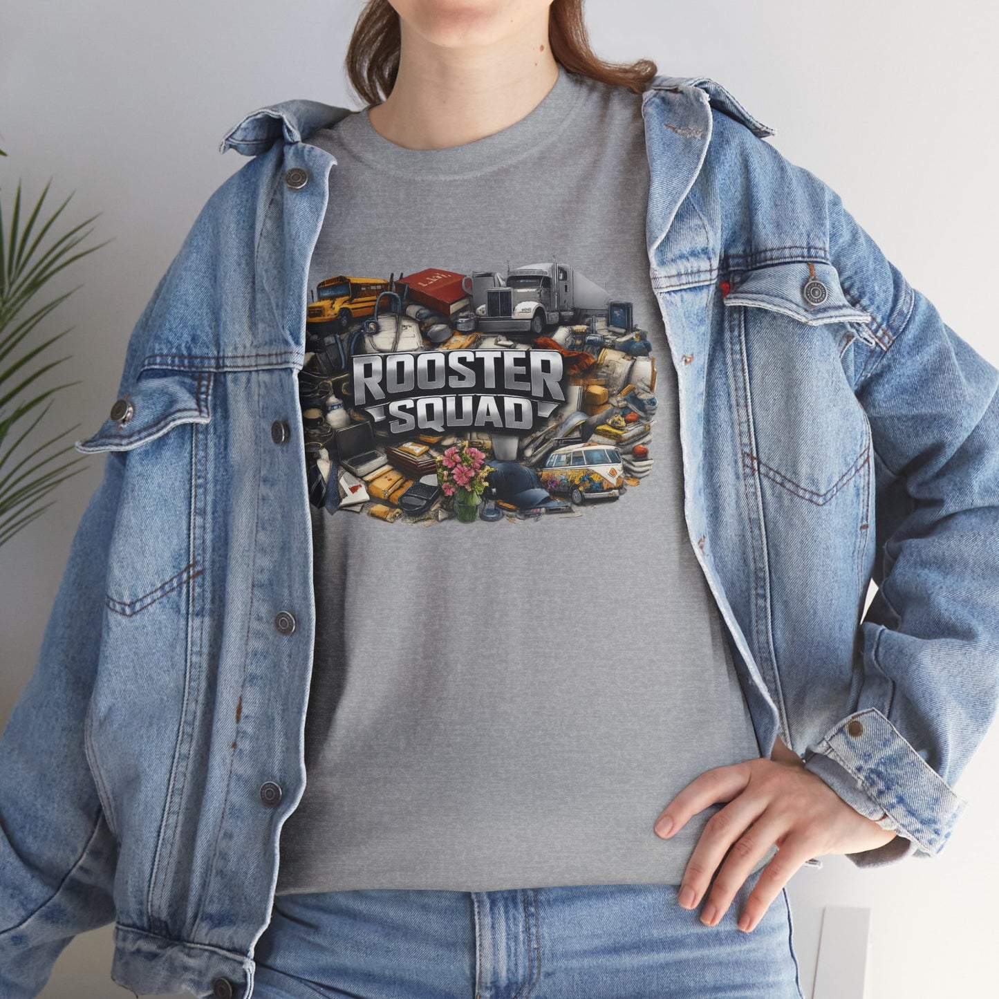 Rooster Squad STRONGER TOGETHER - WE ARE MANY — Vintage Farming / Barnyard Crew Shirt