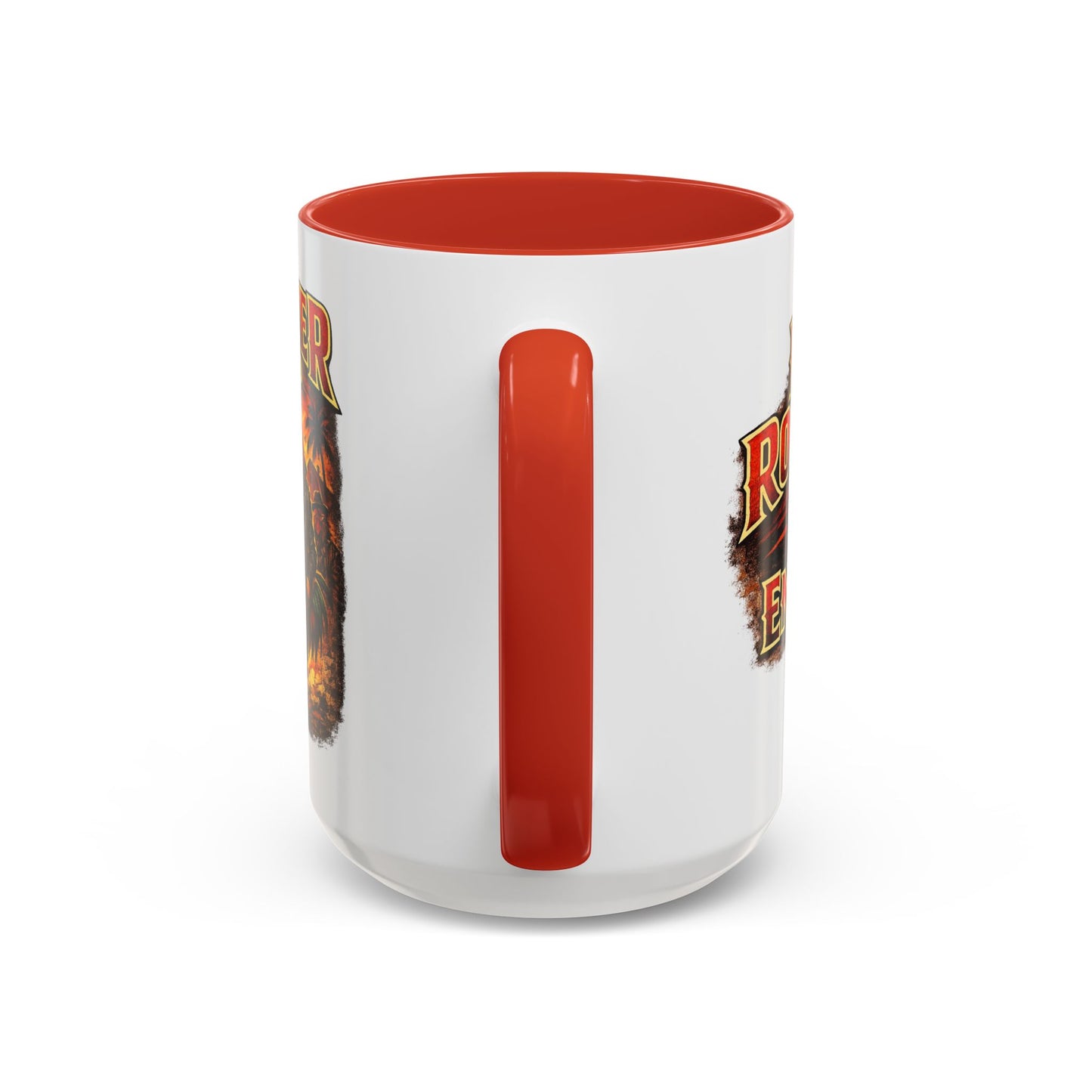 BIG ROOSTER ENERGY: Rooster Squad Coffee Mug – Retro Tropical Rooster Couple Accent Mug (11/15oz)