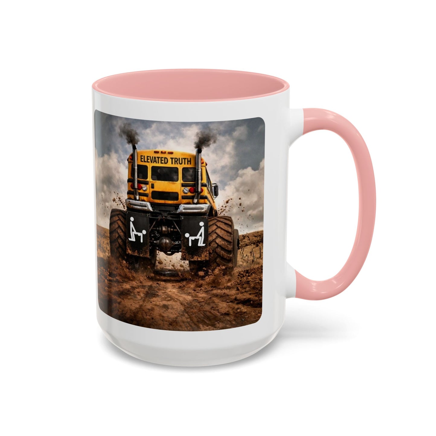 ELEVATED TRUTH MONSTER BUS Coffee Mug — 'Elevated Truth'  SAVING THE STREETS Gift (11/15 oz)
