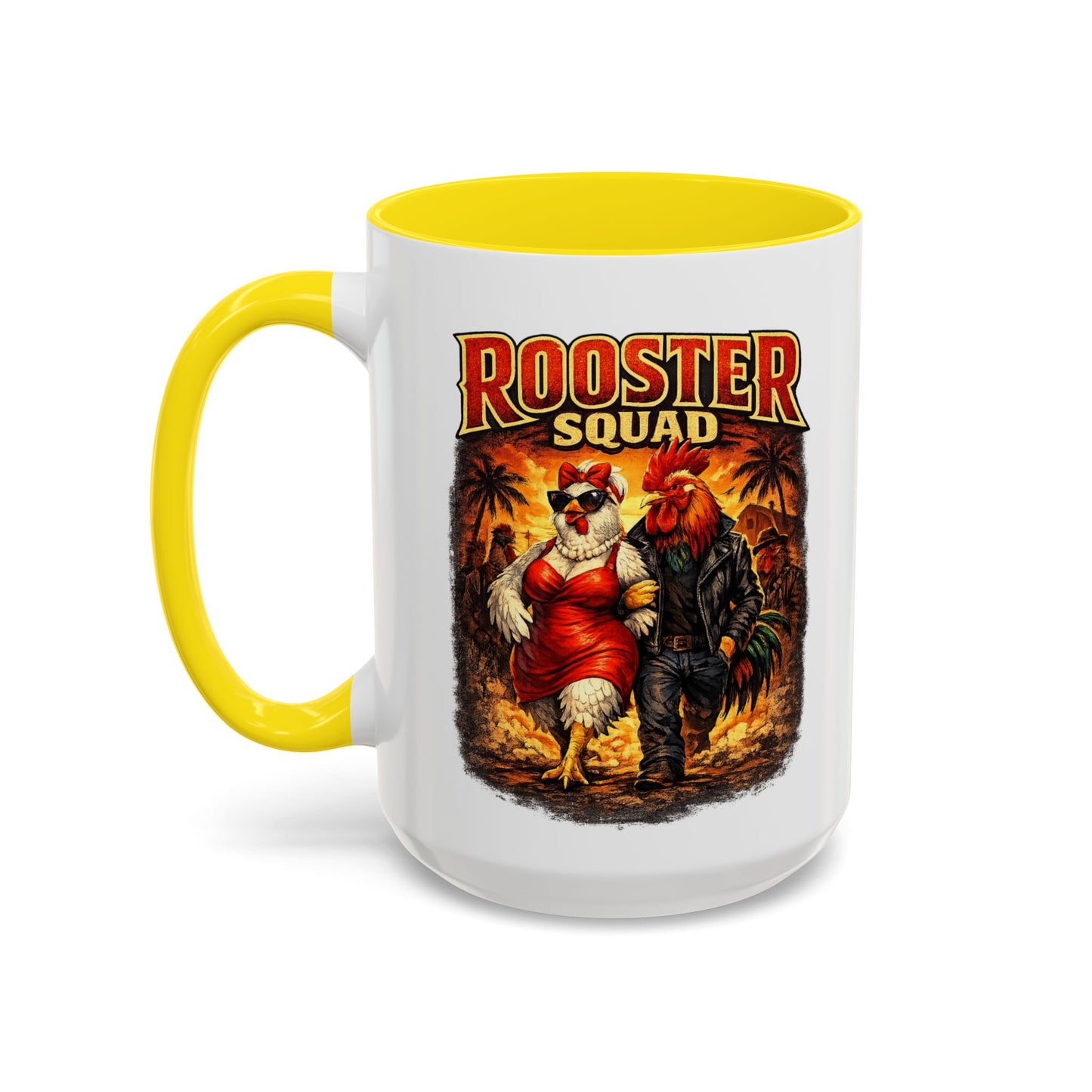 Rooster Squad Coffee Mug — “Big Hen Energy” Funny Farm Chicken Gift