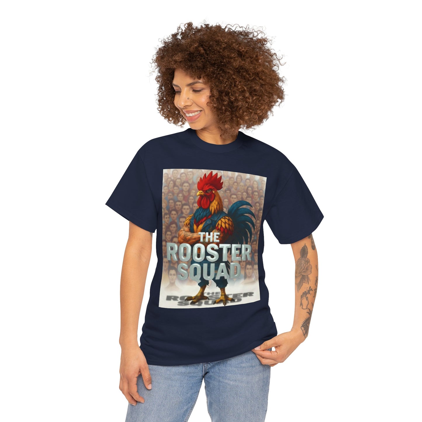Rooster Squad T-Shirt — Rock With Our Flock Tee