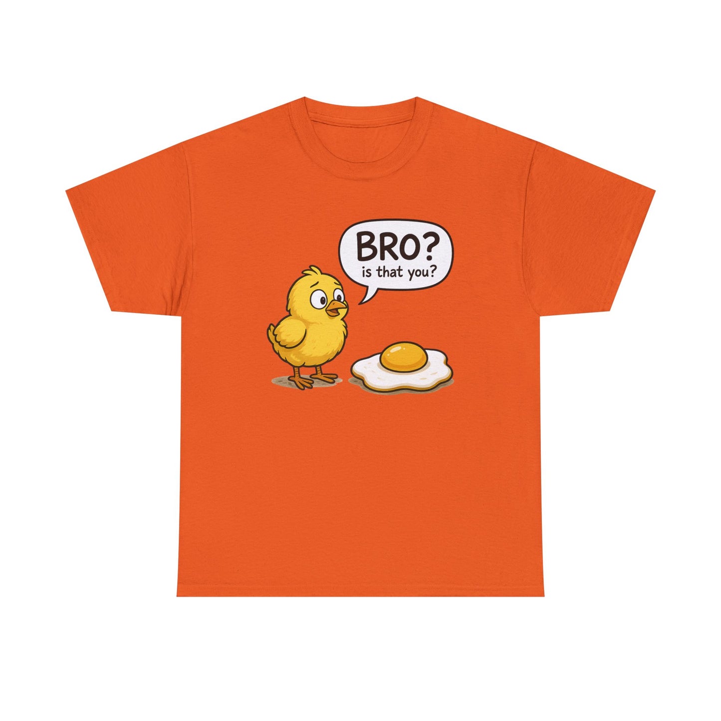 Funny Chick and Egg T‑Shirt — "Bro? Is That You?" Cute Novelty Tee