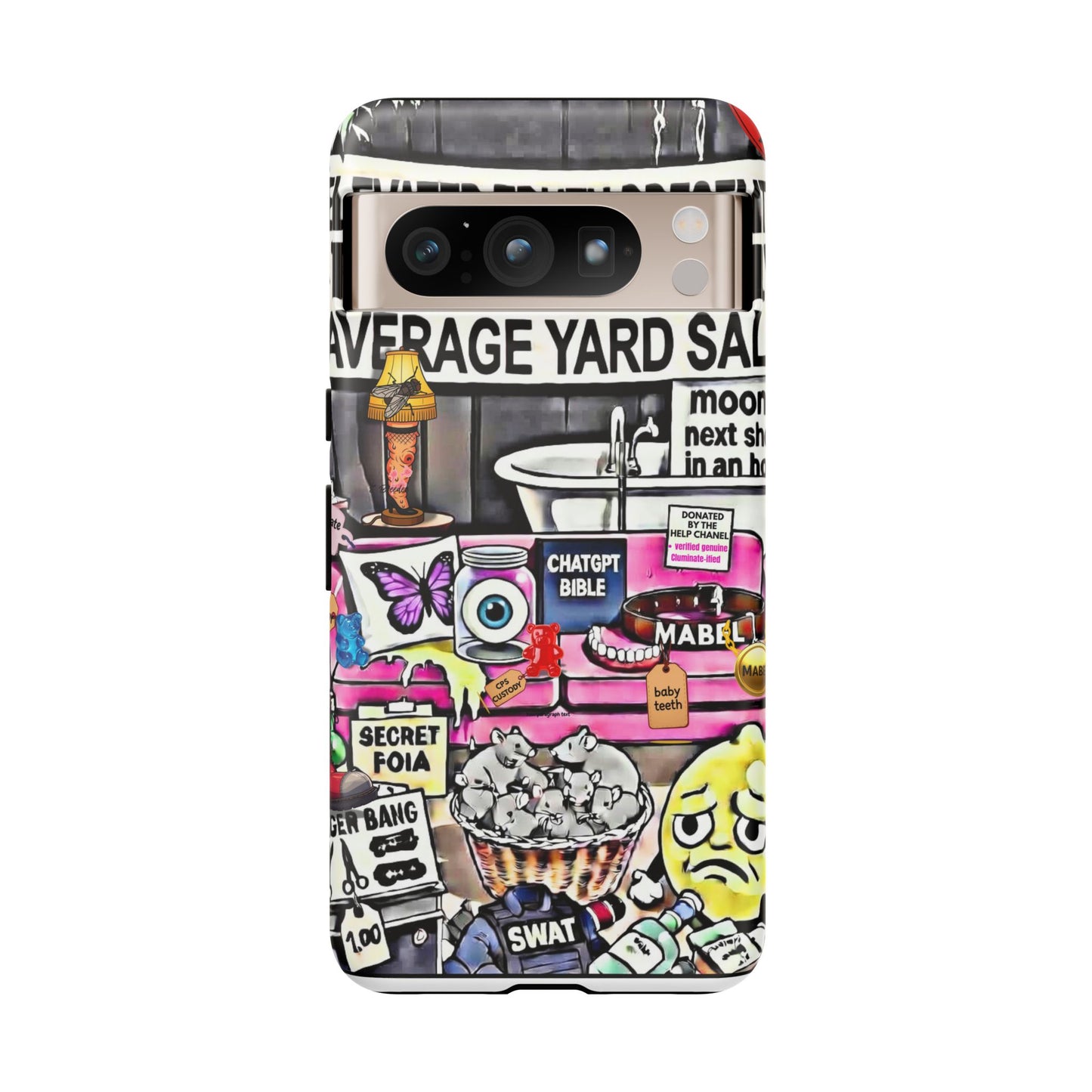 Full - 'Elevated Truth Presents: The Exceptionally Average Yard Sale' Illustrated Design