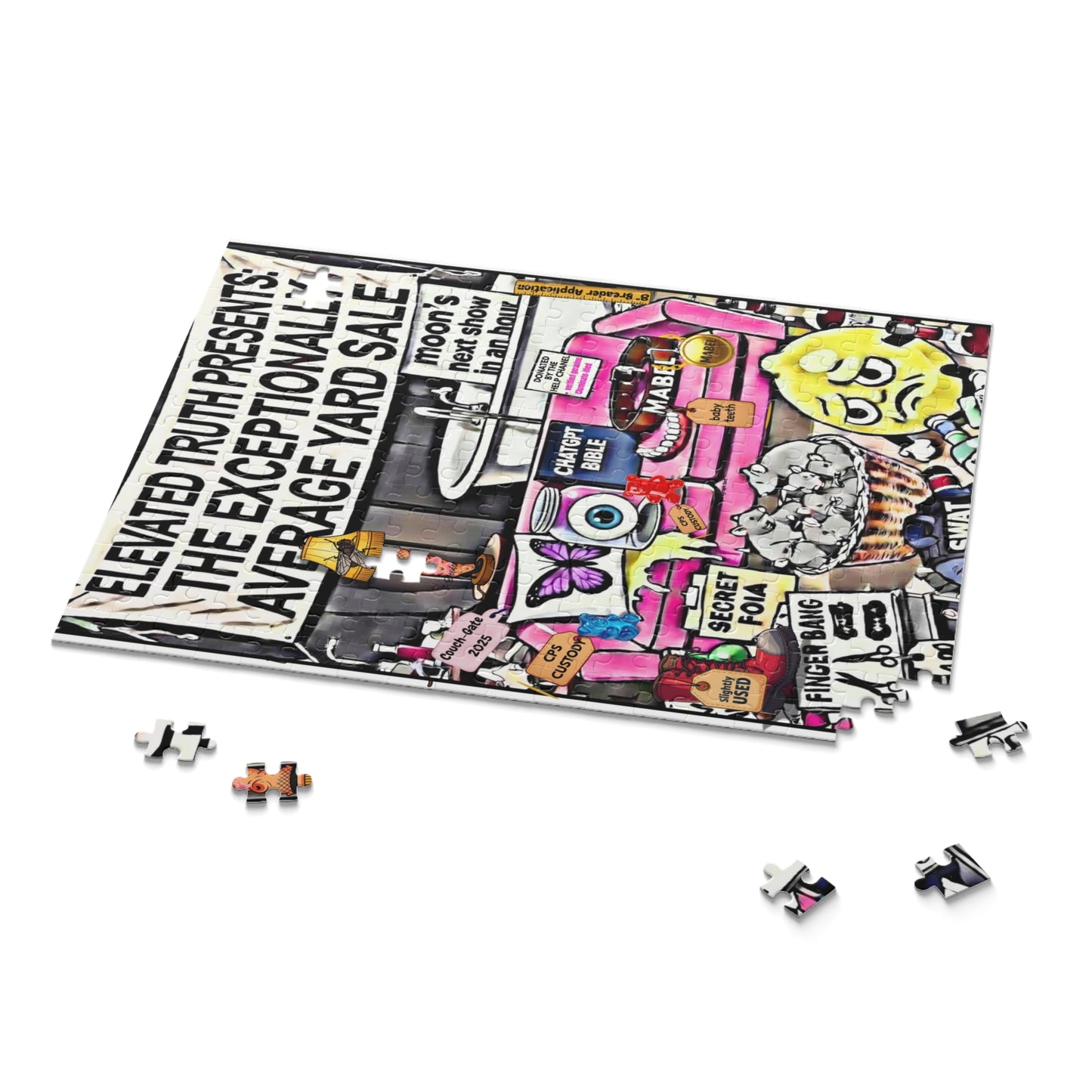 Puzzle — 'Elevated Truth Presents: The Exceptionally Average Yard Sale' Illustrated Jigsaw