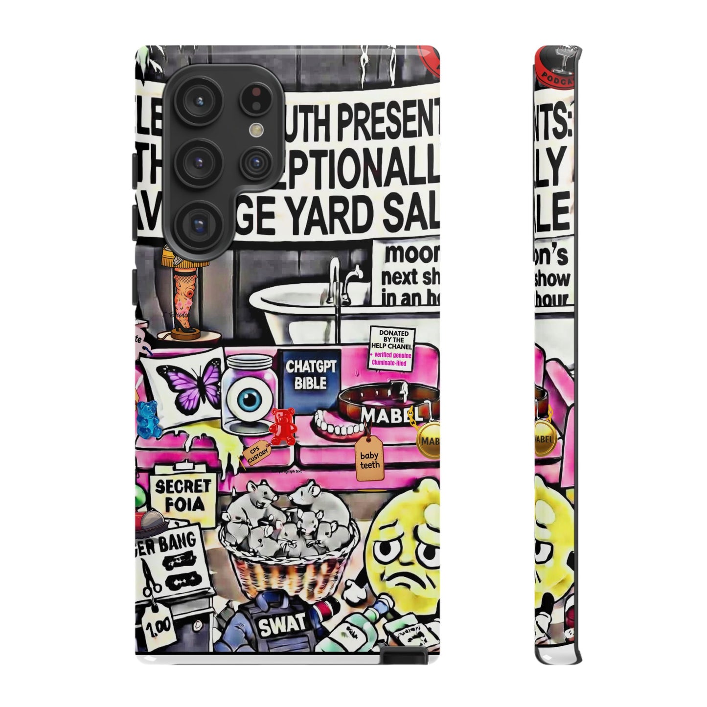 Full - 'Elevated Truth Presents: The Exceptionally Average Yard Sale' Illustrated Design