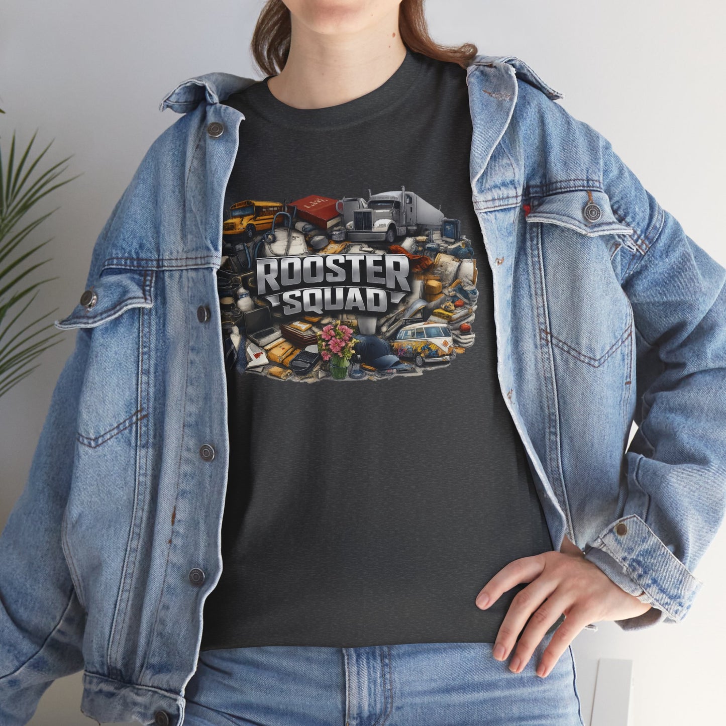 Rooster Squad STRONGER TOGETHER - WE ARE MANY — Vintage Farming / Barnyard Crew Shirt