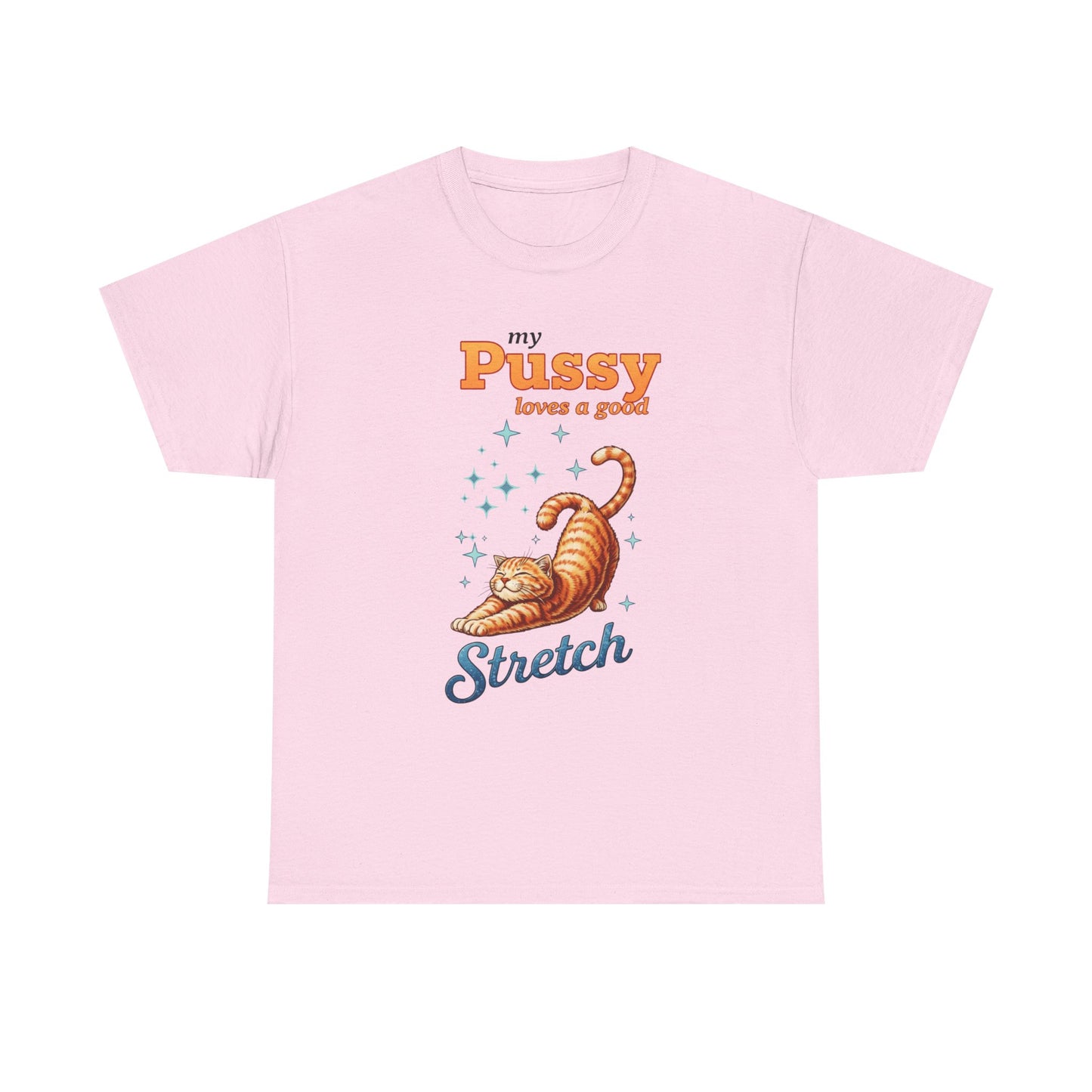 Funny Women's T‑Shirt — "My Pussy Needs a Good Stretch" Naughty Playful Tee