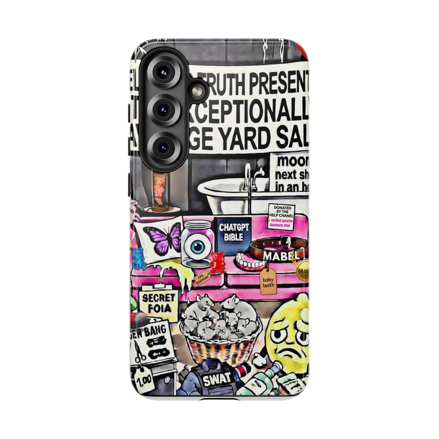 Full - 'Elevated Truth Presents: The Exceptionally Average Yard Sale' Illustrated Design