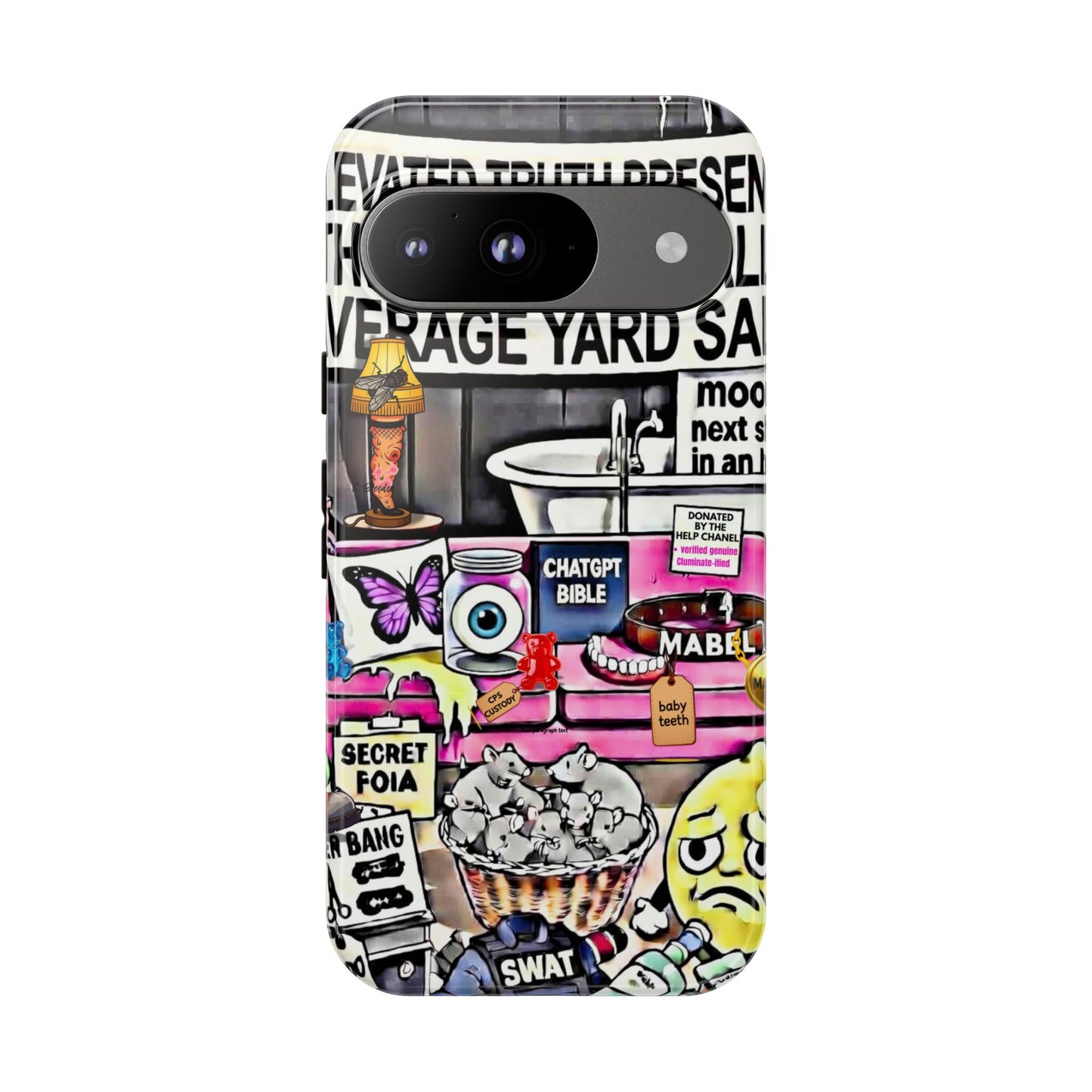 Full - 'Elevated Truth Presents: The Exceptionally Average Yard Sale' Illustrated Design