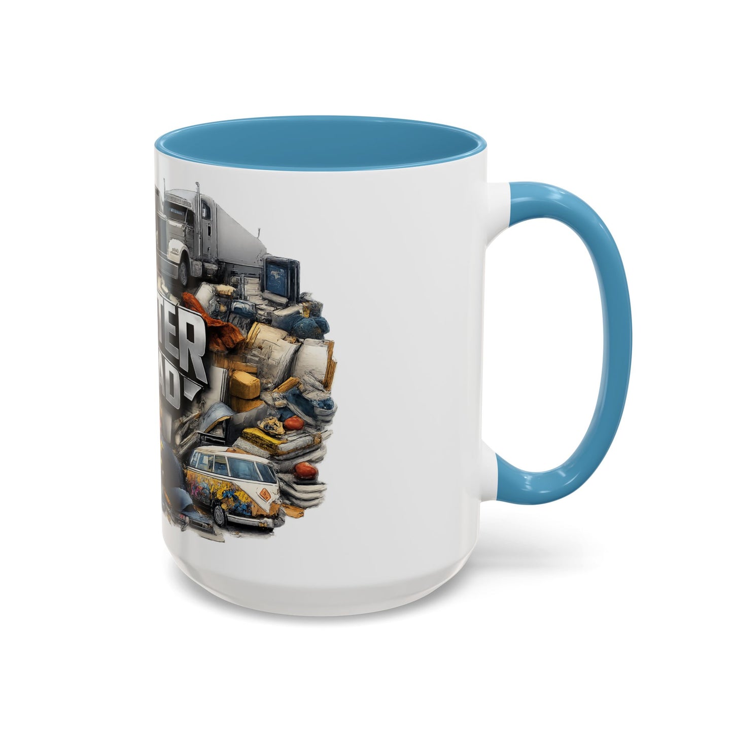 Rooster Squad Accent Coffee Mug — 'Rooster Squad, Loud and Proud' Bright Ceramic Mug