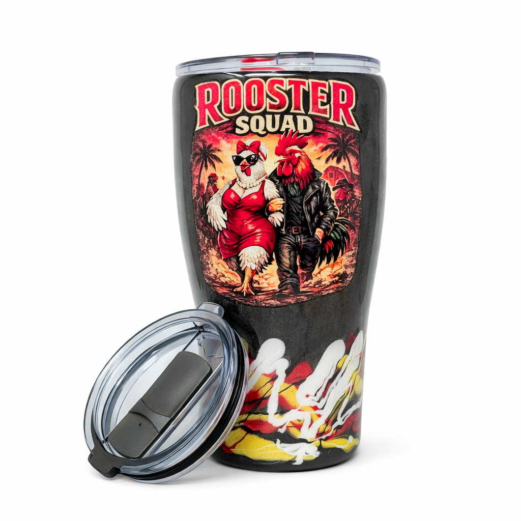 Big Rooster Energy Tumbler – Molten Metal 30oz Resin Cup