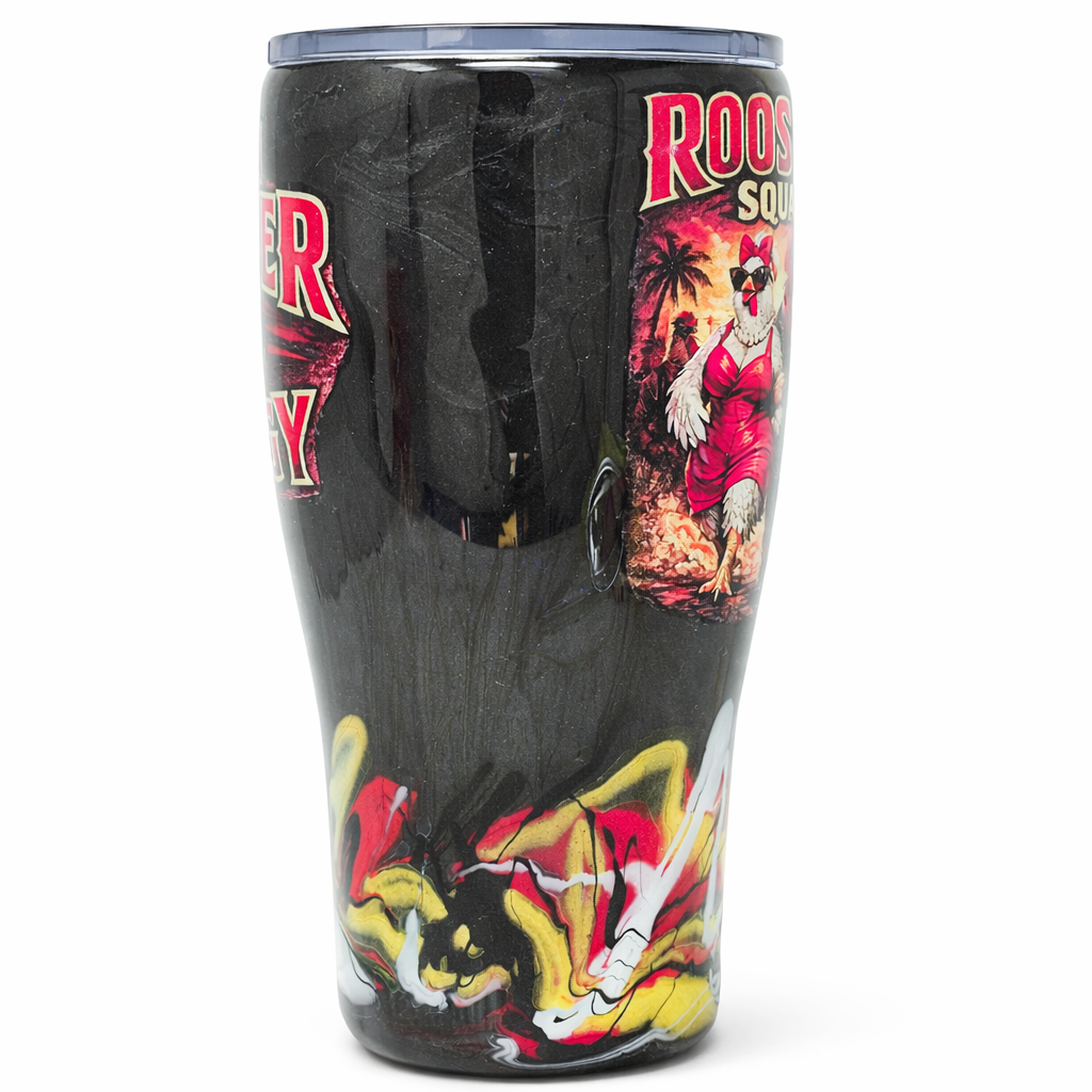 Big Rooster Energy Tumbler – Molten Metal 30oz Resin Cup