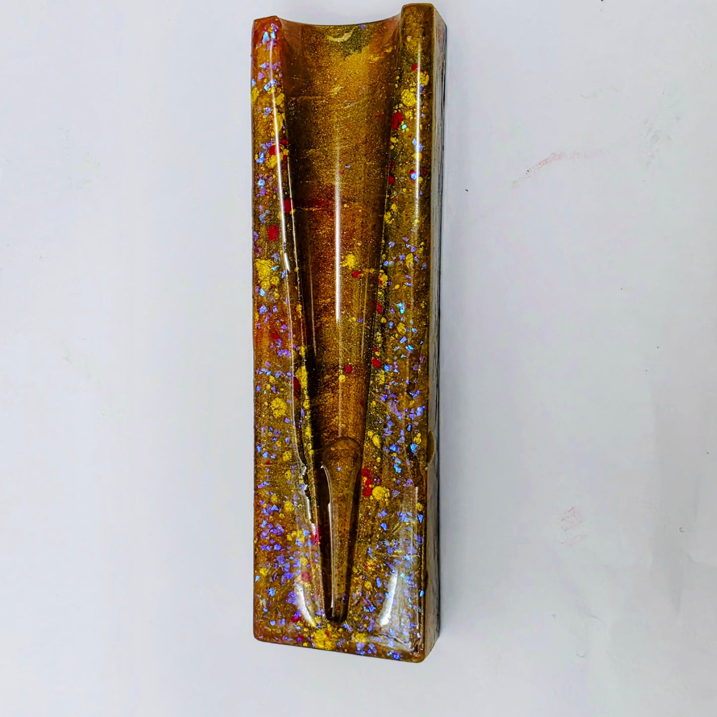 Handmade Resin Rolling Tray Set – Black White Gold Bar | $100 Bill & Gold Rooster | 3-Piece Set with Ashtray + Pipe Rest | Savage Studio Creations