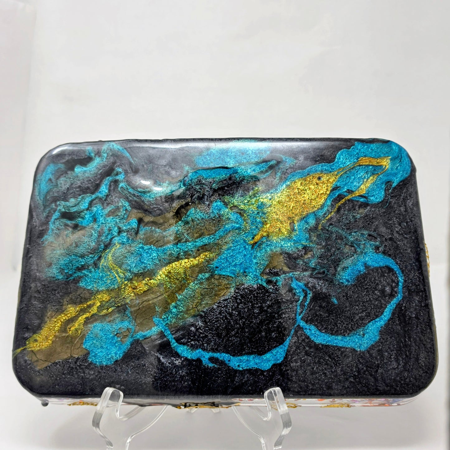 Handmade Resin Rolling Tray Set